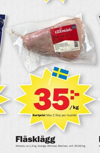 Pekås Fläsklägg erbjuda