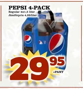 Matvärlden Tensta Pepsi 4-pack erbjuda