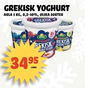 Nelins Grekisk yoghurt erbjuda