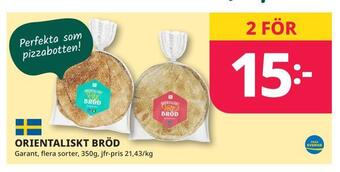 Tempo Orientaliskt bröd erbjuda