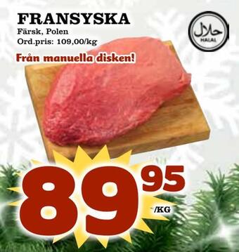 Supergrossen Fransyska erbjuda