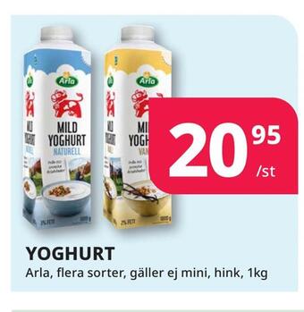 Tempo Yoghurt erbjuda