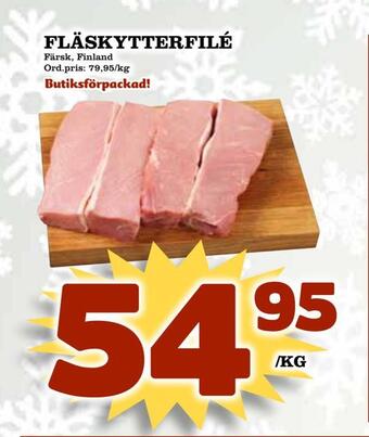 Supergrossen Fläskytterfilé erbjuda