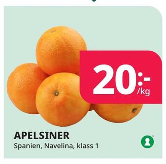 Tempo Apelsiner erbjuda