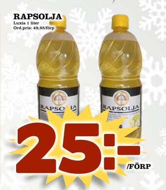 Rapsolja