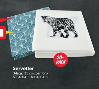 DollarStore Servetter erbjuda