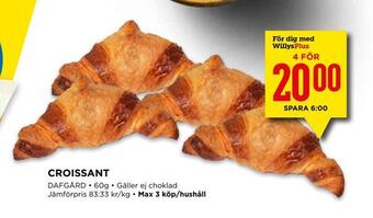 Willys Hemma Croissant erbjuda