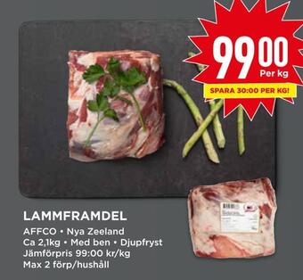 Willys Lammframdel erbjuda