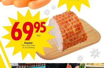 Matöppet Kassler erbjuda