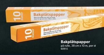 DollarStore Bakplåtspapper erbjuda