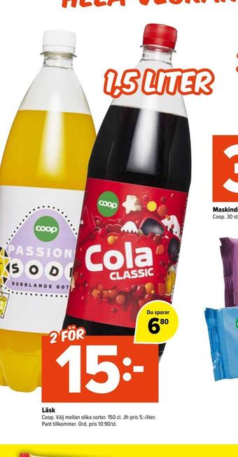 Coop Extra Läsk erbjuda