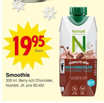 Matöppet Smoothie erbjuda