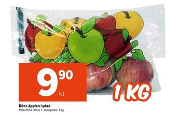 Coop Extra Röda äpplen i påse erbjuda
