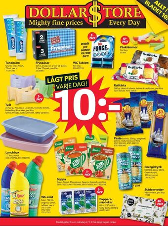 DollarStore Oral-b tandkräm erbjuda