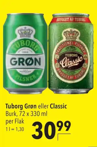 Citti Tuborg grøn classic erbjuda