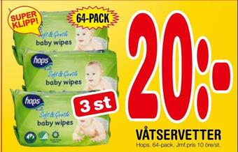 Nya Pulsen Våtservetter erbjuda
