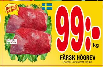 Nya Pulsen Färsk högrev erbjuda
