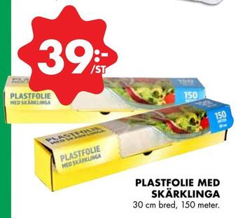 ÖoB Plastfolie med skärklinga erbjuda