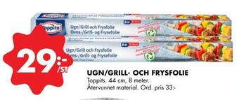 ÖoB Ugn/grill- och frysfolie erbjuda