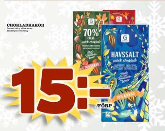 Nya Pulsen Chokladkakor erbjuda