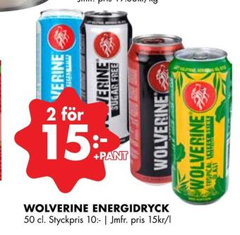 ÖoB Wolverine energidryck erbjuda