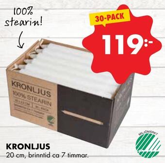 ÖoB Kronljus erbjuda