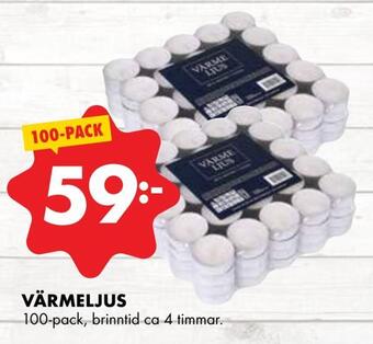 ÖoB Värmeljus erbjuda