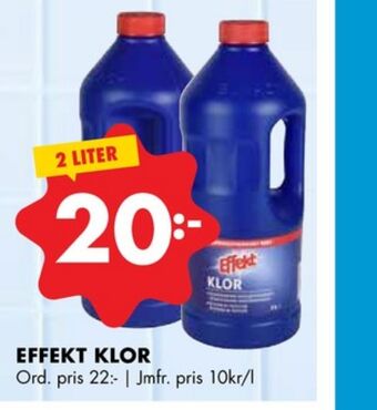 ÖoB Effekt rengöringsmedel erbjuda