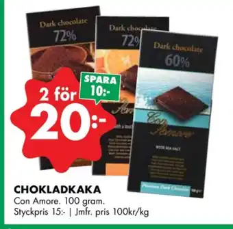 ÖoB Con amore chokladkaka erbjuda