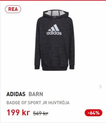 Adidas Barn Badge Of Sport Jr. Huvtröja