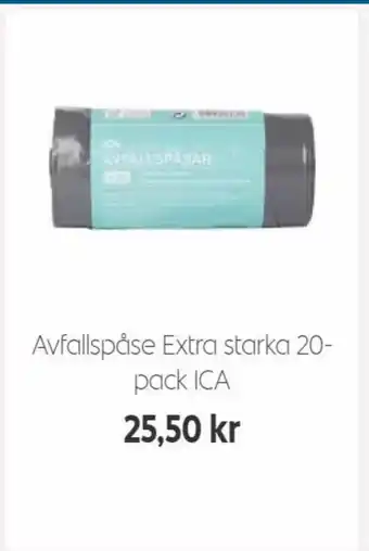 Avfallspåse Extra Starka 20-pack ICA