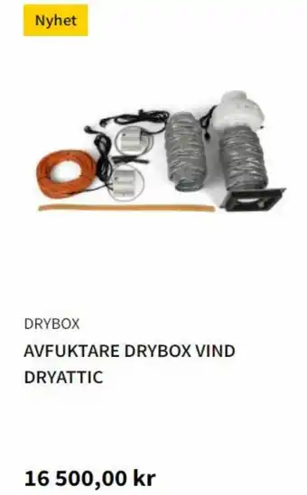 Bauhaus Avfuktare Drybox Vind Dryattic erbjuda