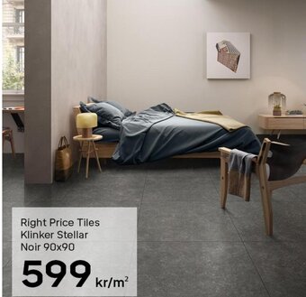 Byggmax Right Price Tiles Klinker Stellar Noir 90x90 erbjuda