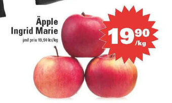 Nära dej Äpple Ingrid Marie erbjuda