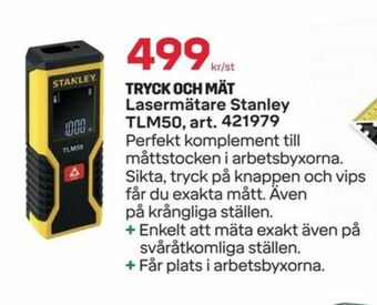 Byggmax Stanley Laserpass erbjuda