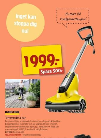 Jula Terrasstvätt 4 bar erbjuda