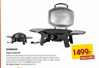 Jula Elgrill 2000 W erbjuda