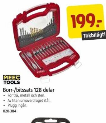 Jula Borr-/ bitssats 128 delar erbjuda