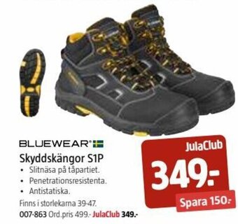 Jula Bluewear Skyddskängor S1P erbjuda