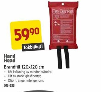 Jula Brandfilt 120x120 cm. erbjuda
