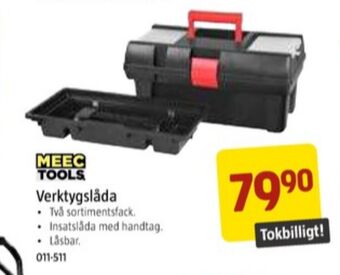 Jula Meec tools verktygslåda erbjuda