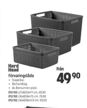 Jula Hard head förvaringslådor erbjuda