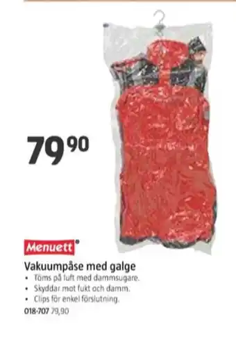 Jula Menuett vakuumpåsar erbjuda