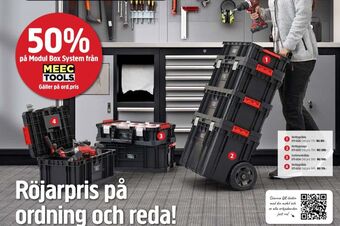 Jula Meec tools verktygslåda erbjuda