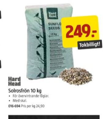 Jula Hard head solrosfrön erbjuda