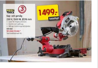 Jula Meec tools kap- & gersåg erbjuda