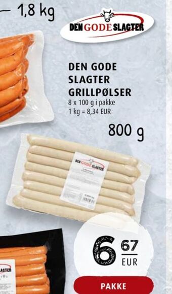 Scandinavian Park Den gode slagter grillkorv erbjuda