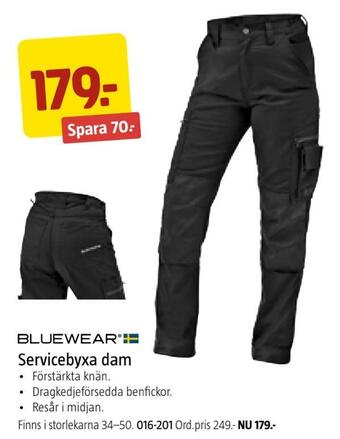 Jula Servicebyxa dam erbjuda