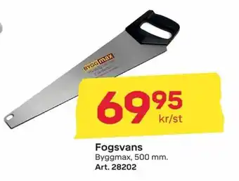 Byggmax Fogsvans Byggmax 500mm erbjuda