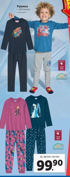 Lidl Pyjamas erbjuda